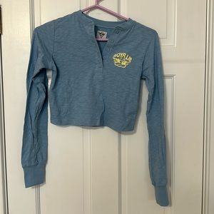 Boys lie cropped long sleeve